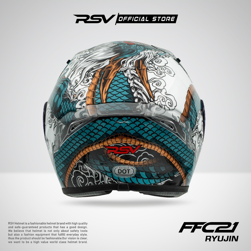 Jual HELM RSV FFC21 FIBER COMPOSITE RYUJIN | Shopee Indonesia
