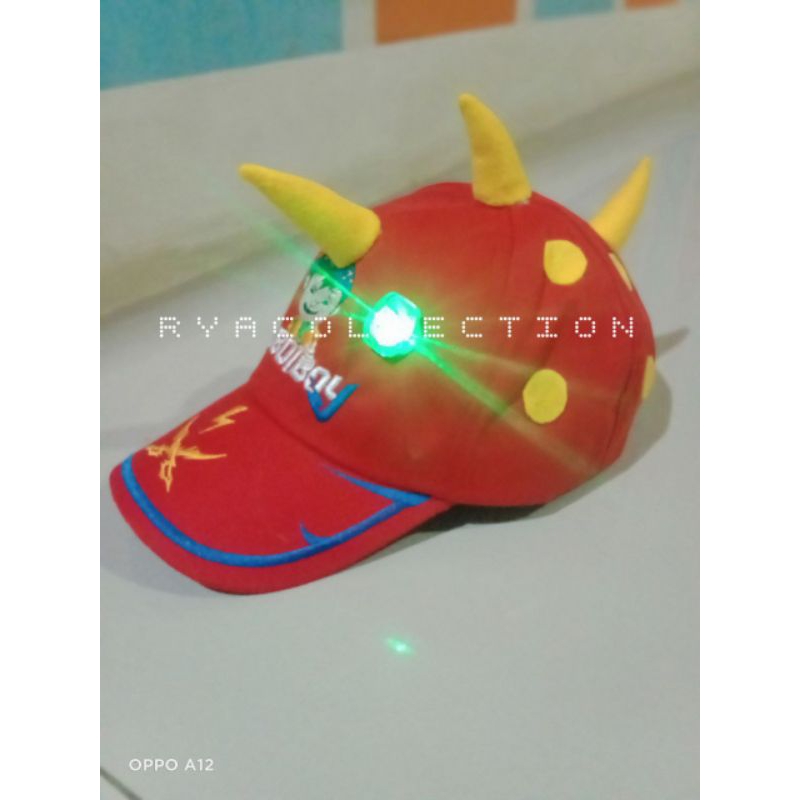 Jual Topi karakter Boboy nama&LED | Shopee Indonesia