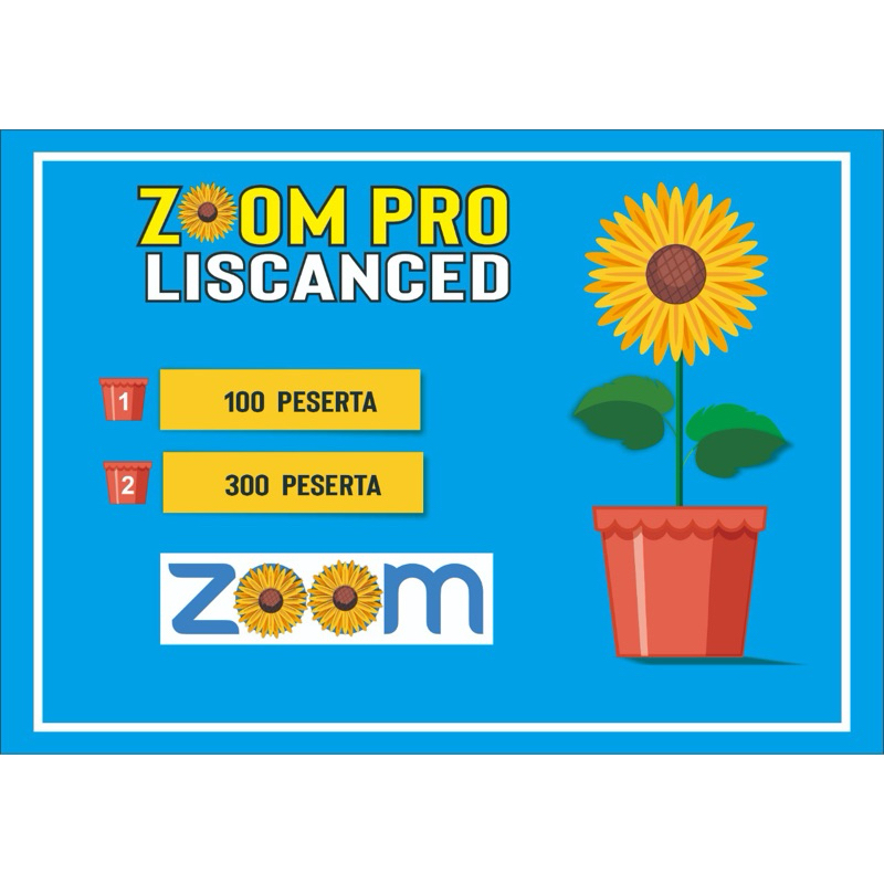 Jual Zoom Premium 100 peserta 1 tahun Shopee Indonesia