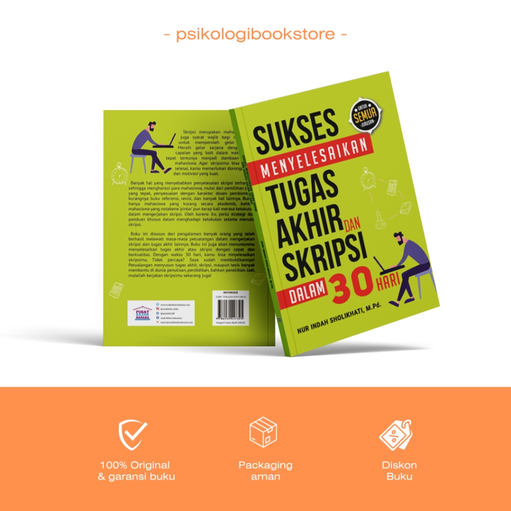 Jual Buku Sukses Menyelesaikan Tugas Akhir Dan Skripsi Dalam 30 Hari