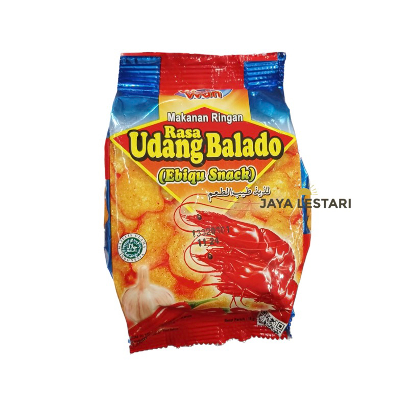 Jual Ebique Snack Udang Balado (18g) | Shopee Indonesia