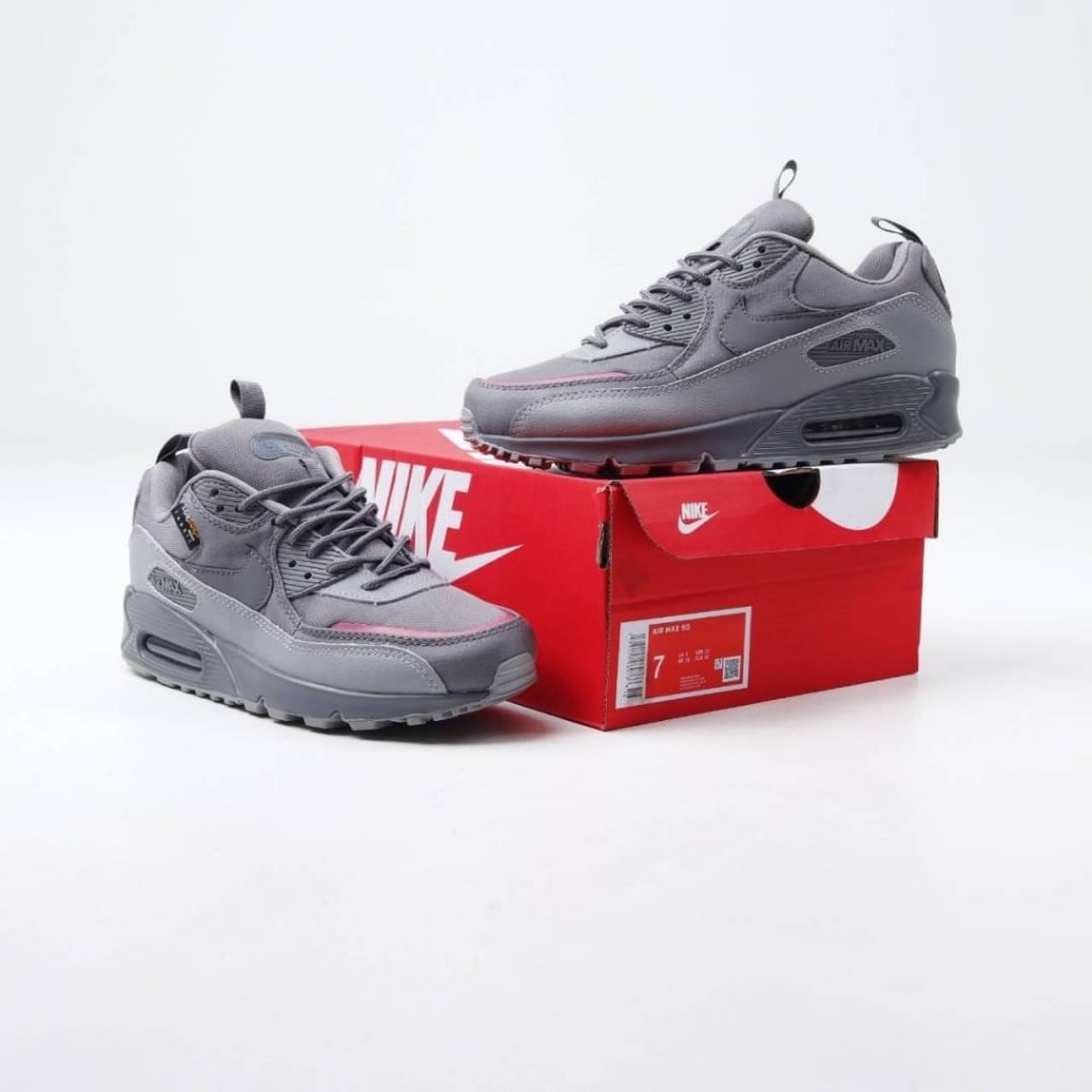 Jual Nike Air Max 90 Surplus Grey | Shopee Indonesia