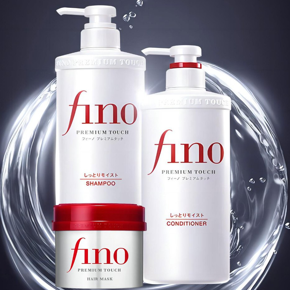 Jual Shiseido Fino Shampoo 550ML /Shiseido Fino Premium Touch Hair Shampoo & Conditioner