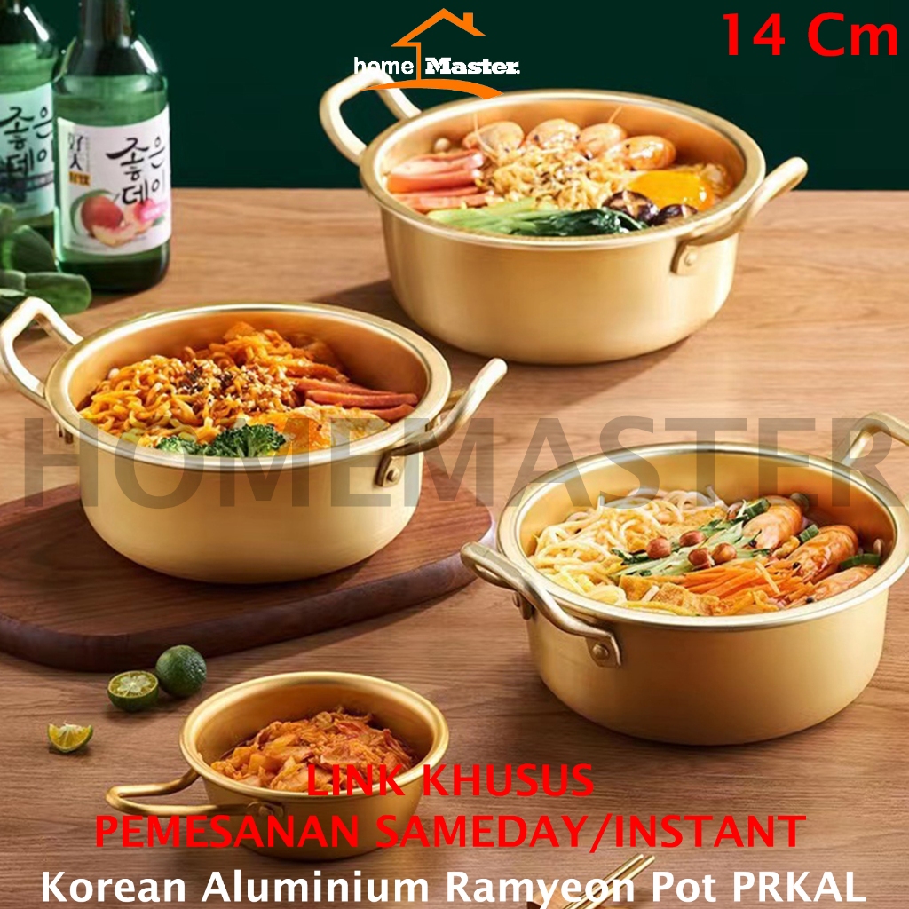 Jual GO Wok/Kuali/Wajan/Panci Ramyeon/Ramyun Korea Aluminium Gold/Emas ...