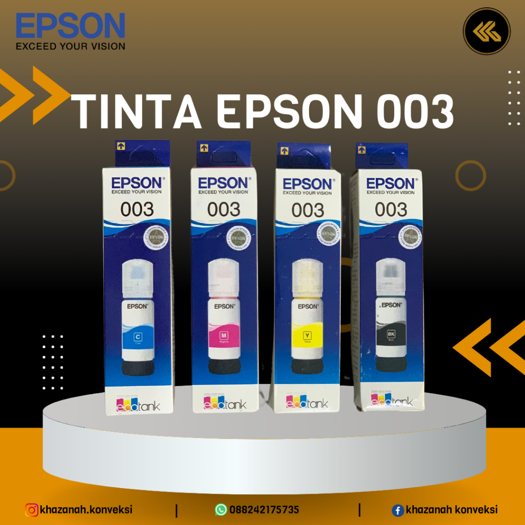 Jual Tinta Epson L3110 L3150 L5190 003 Original Satuan Shopee Indonesia 2232
