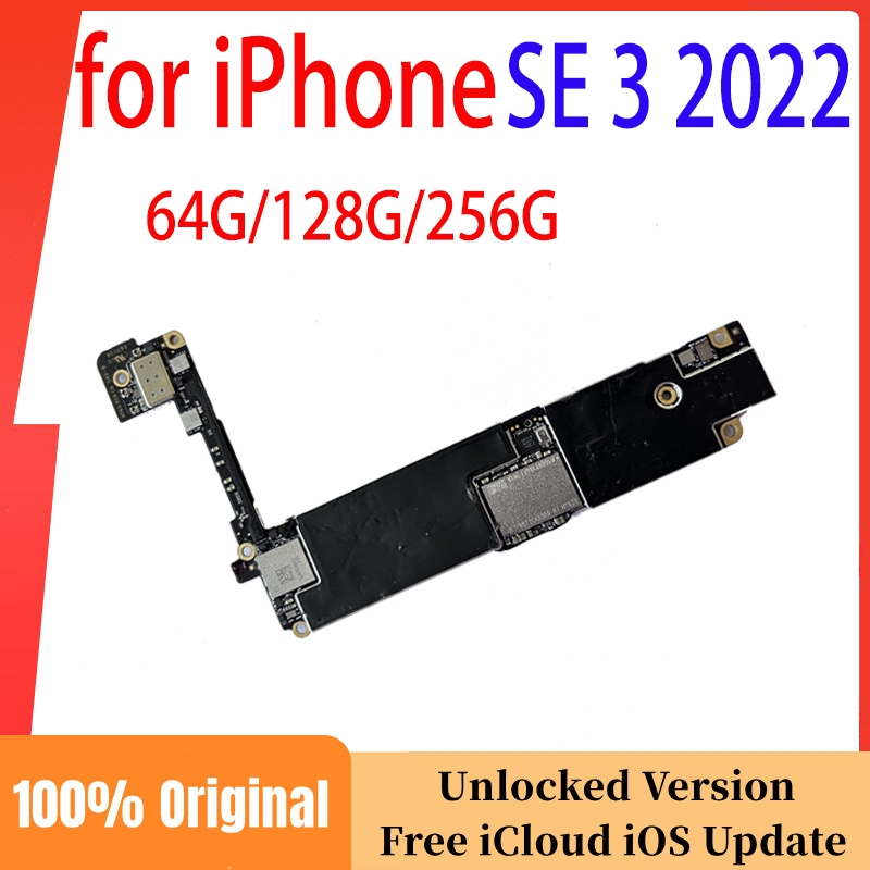 Jual Cloud Unlocked Motherboard for iPhone se 3 2022 Mainboard 64G 128G