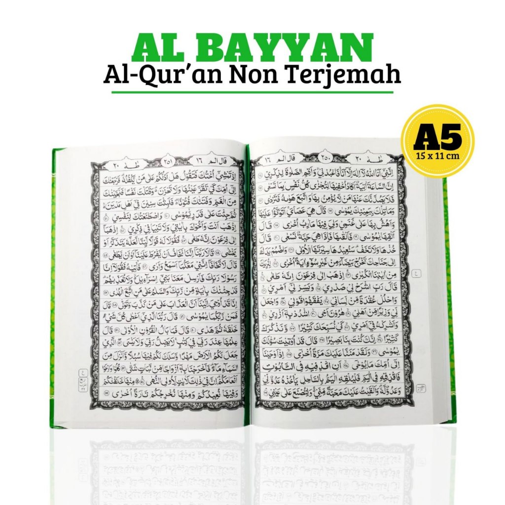 Jual Al Quran Al Bayan A5 Non Terjemah, Alquran Tanpa Terjemahan, Quran ...