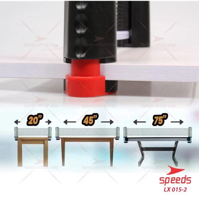 Jual SPEEDS Net pingpong portable | jaring net tenis meja pingpong ...
