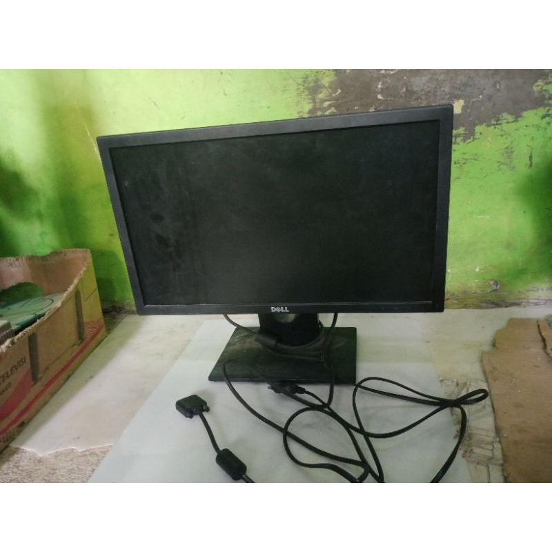 Jual Led Monitor Komputer Pc Dell Inch Wide E Hv Shopee Indonesia