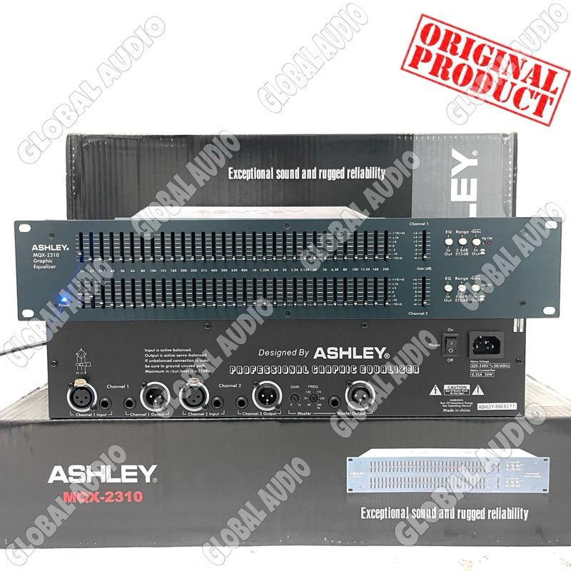 Jual Equaliser Ashley Mqx 2310 Original Equalizer Ashley Mqx2310 Ashley