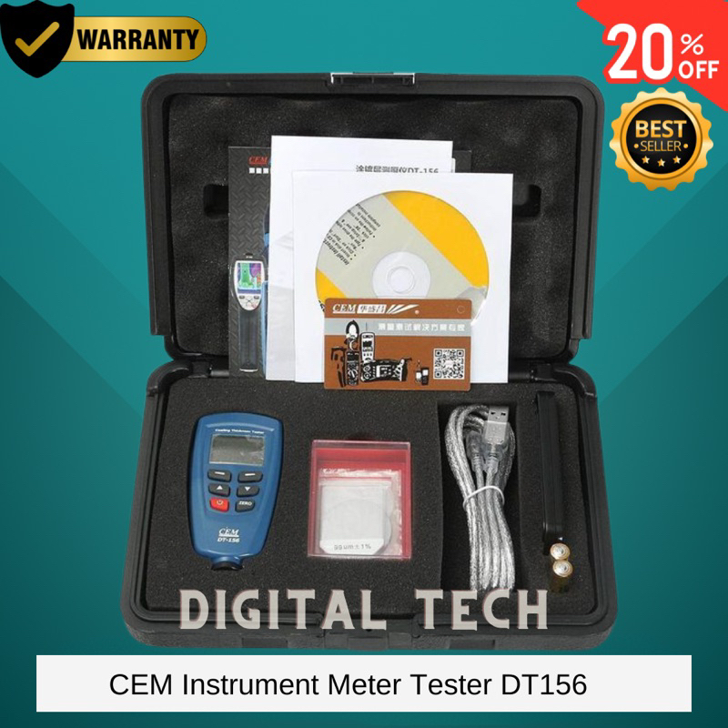 Jual Paint Thickness Gauge DT156 Coating CEM Instrument Meter Tester