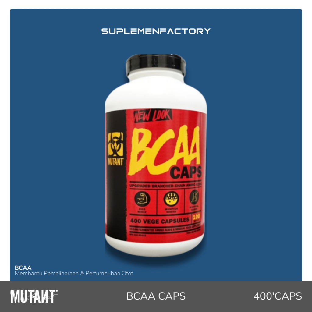 Jual Mutant Bcaa 400 Kapsul | Shopee Indonesia