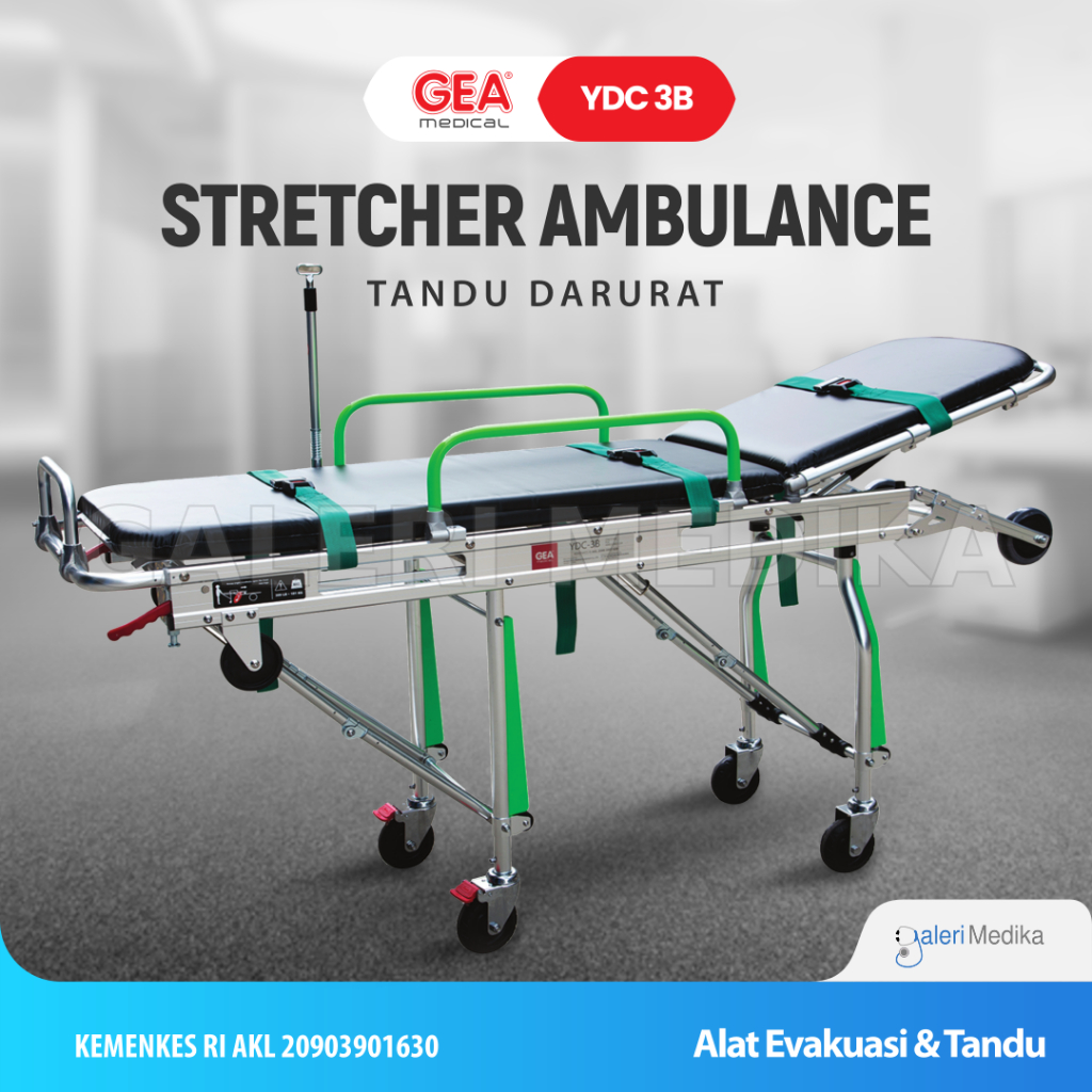 Jual Stretcher Ambulance GEA YDC-3B - Emergency Stretcher / Tandu ...