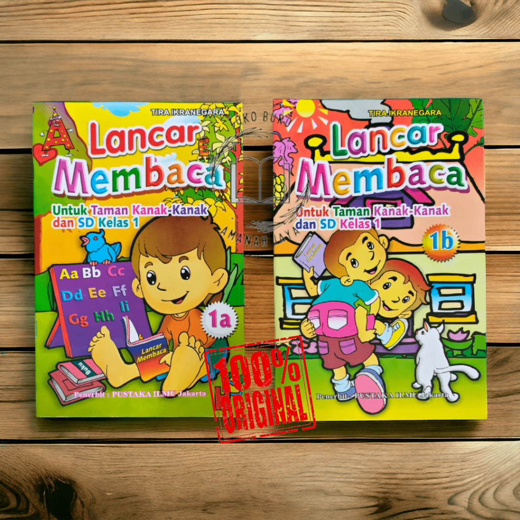 Jual Paket 2 Buku Lancar Membaca 1A Dan 1B // Panduan Belajar Membaca ...