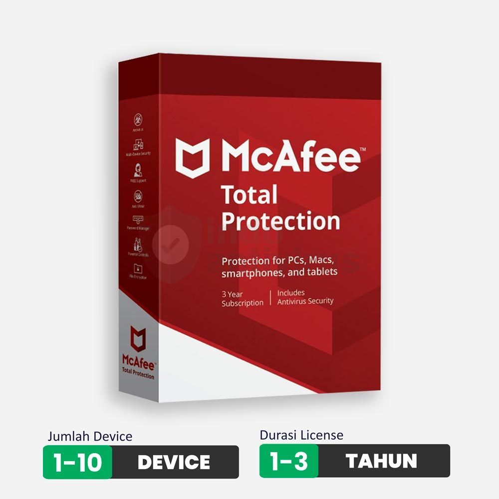 Jual MCAFEE TOTAL PROTECTION | MCAFEE LIVESAFE SUBSCRIPTION READY FOR ...