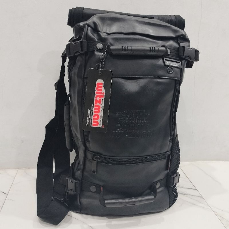 Jual Tas Ransel Pria Kulit Hiking Traveling Camping Witzman Recreation Bag Duffle Gym Naik Gunung Selempang Jinjing Backpack Multifungsi Shopee Indonesia