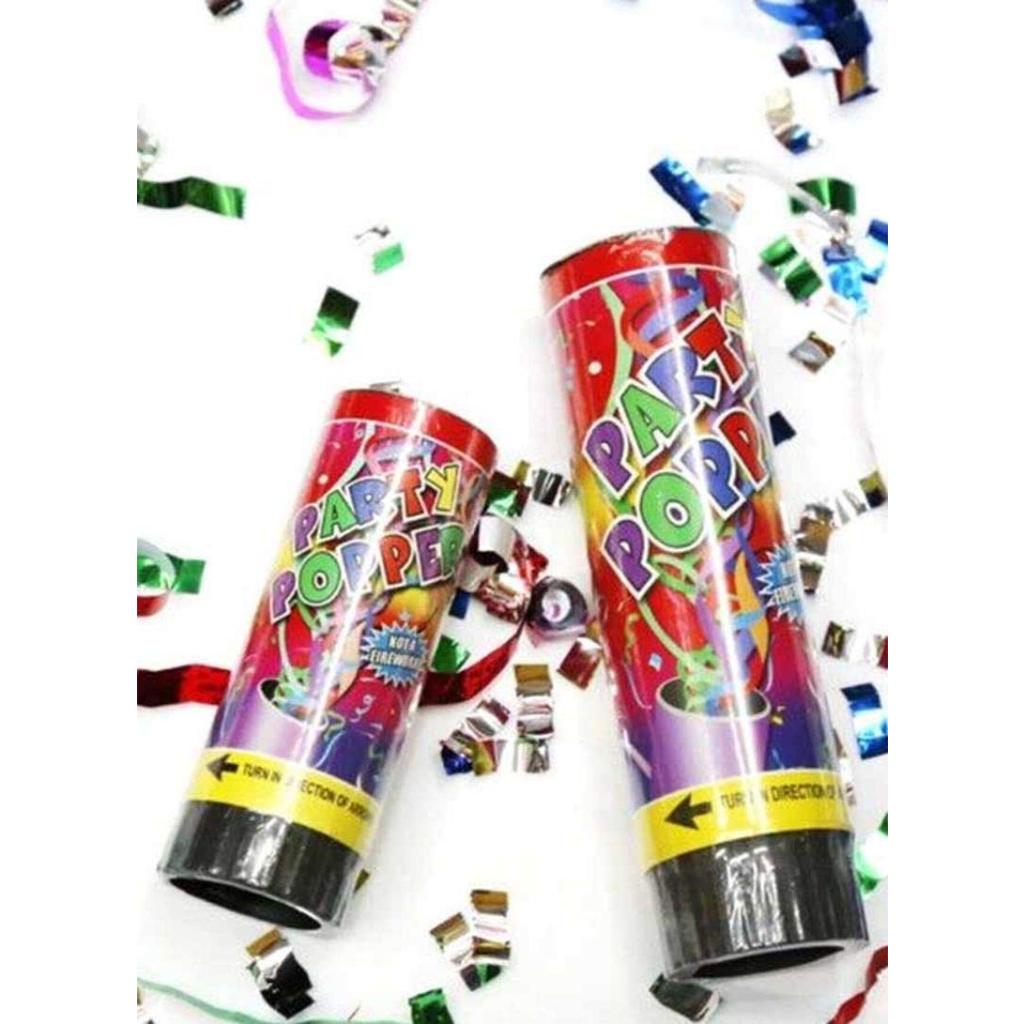 Jual Confetti/KONFETI/PARTY POPPER CONFETI 20cm dan 11,5 cm | Shopee ...