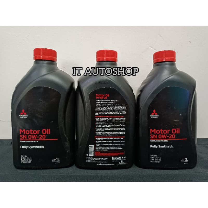 Jual OLI MESIN MOBIL MITSUBISHI SN 0W-20, ORIGINAL | Shopee Indonesia