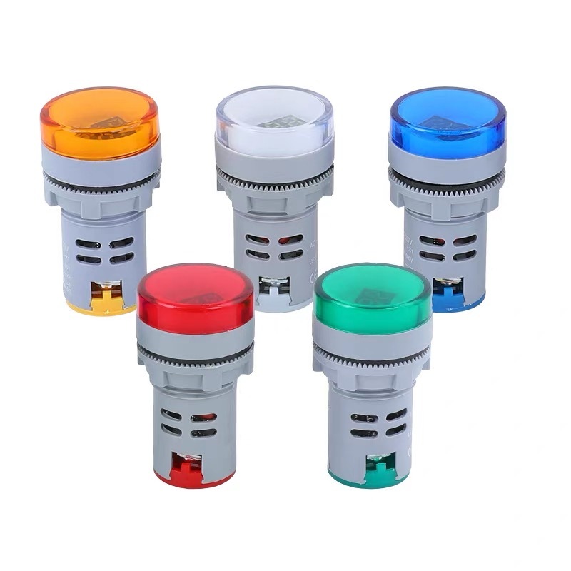 Jual Pilot Lamp Digital Voltmeter+Amperemeter+Hz AD16-22VAH | Shopee ...