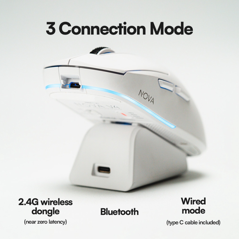 Jual ART W12R NOVA V4 Lightweight Wireless Gaming Mouse by Press Play ...