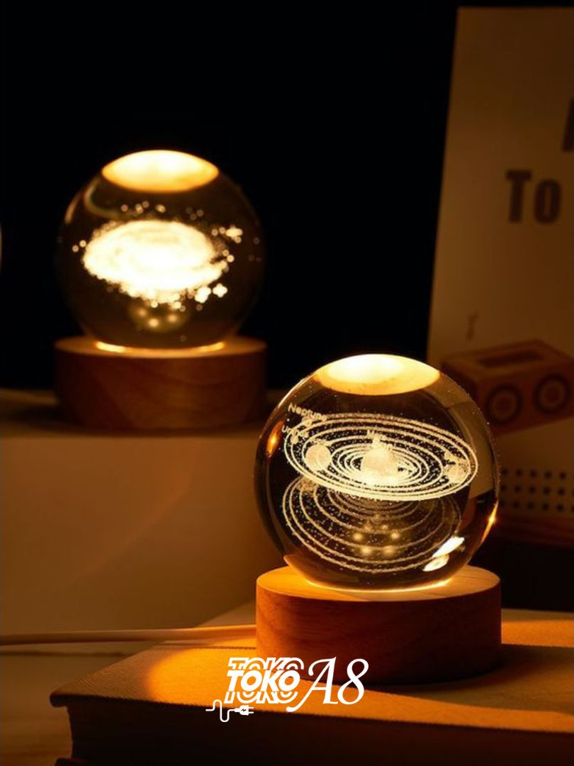 Jual LAMPU HIAS LED 3D / LAMPU TIDUR HIAS DIMENSI 3 WARNA WARMWHITE