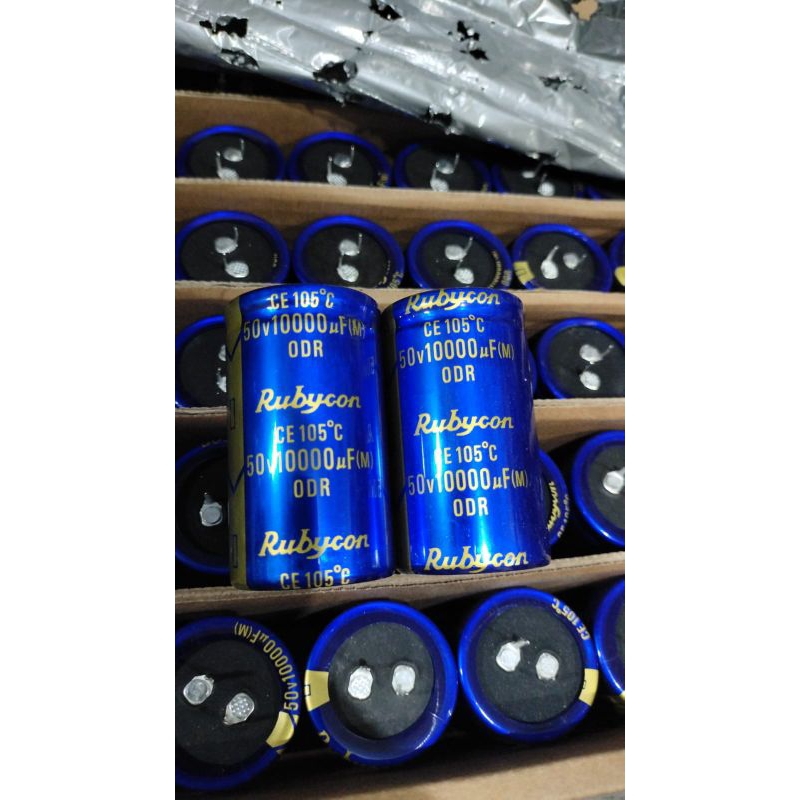 Jual Elco Rubycon 10.000uf 50v Rubycon Biru Blue | Shopee Indonesia