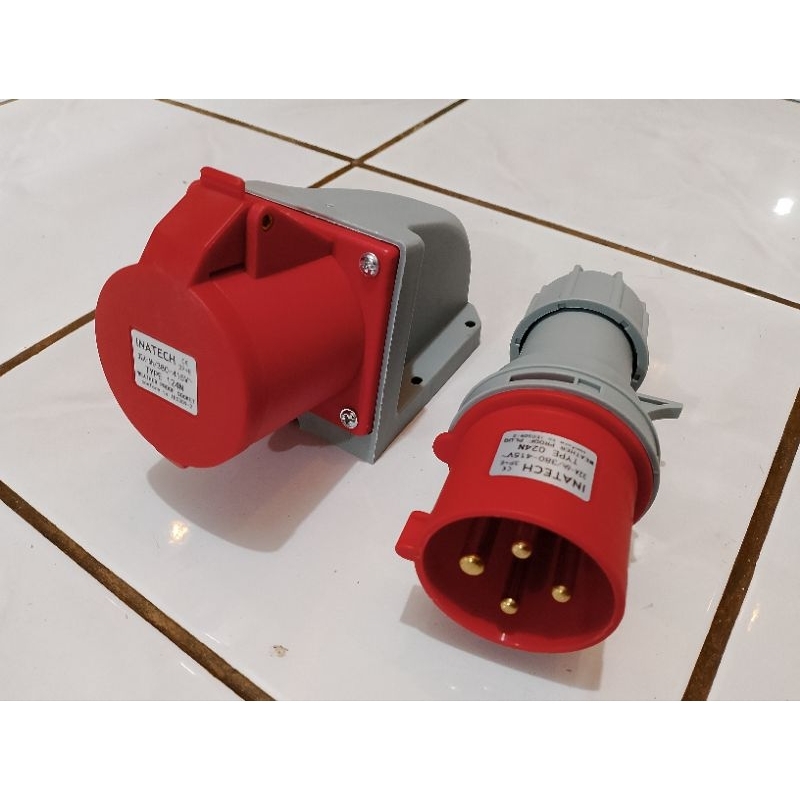 Jual STOP KONTAK STEKER GENSET 3 PHASE 32A | Shopee Indonesia