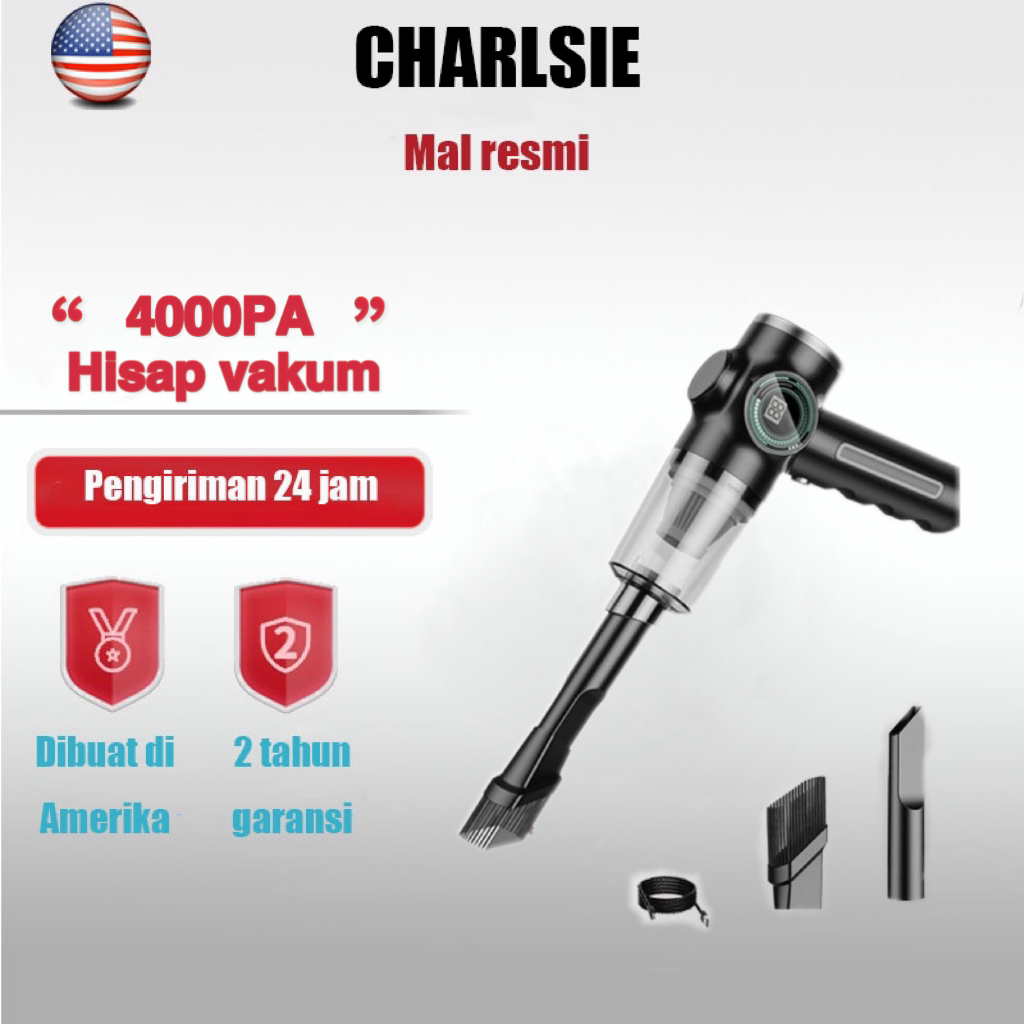 Jual Charlsie Vacuum Cleaner Portable Alat Penyedot Debu Serbaguna