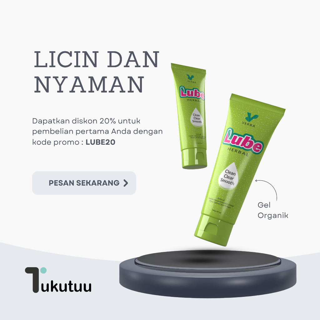 Jual Pelumas Sex Lubricant Gel Pelumas Vagina 50ml Pelumas Herbal Aman Tanpa Efek Samping 