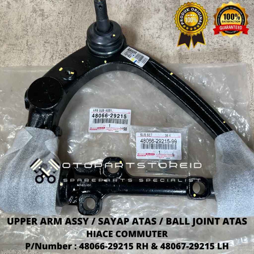 Jual Upper Arm Assy Front Sayap Atas Depan Ball Joint Atas Hiace Commuter Kanan Kiri