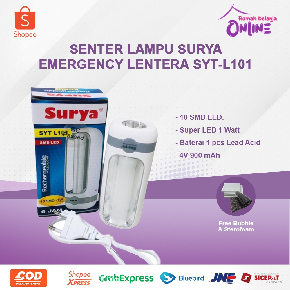 Jual Senter Lampu Surya Emergency Lentera Syt L Shopee Indonesia