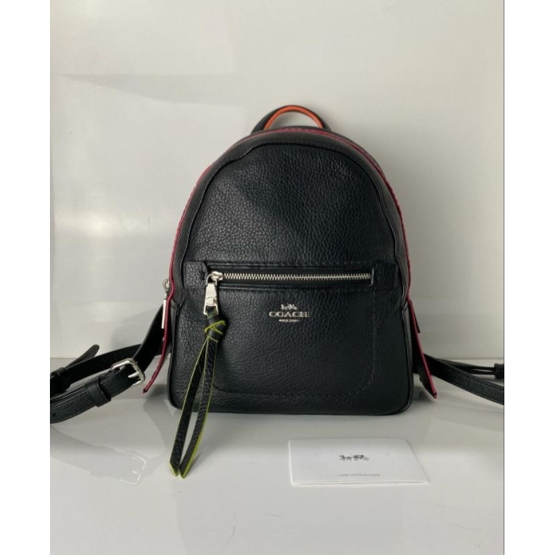 Jual Coach authentic andy backpack black neon (rare item) Shopee
