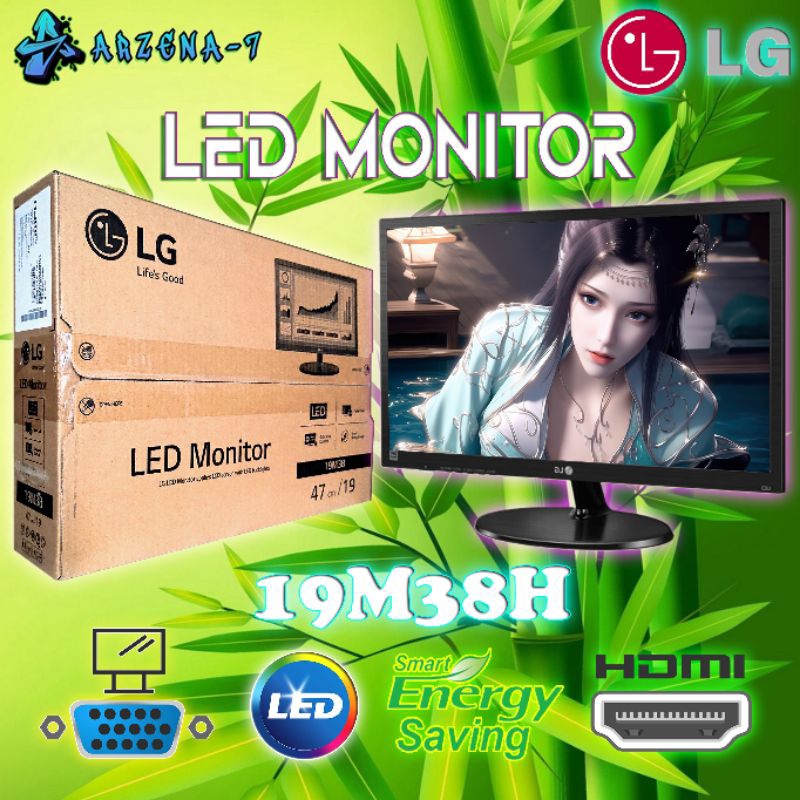 Jual PROMO MURAH !! LED Monitor LG 18.5Inchi / Monitor LED LG 19M38H ...