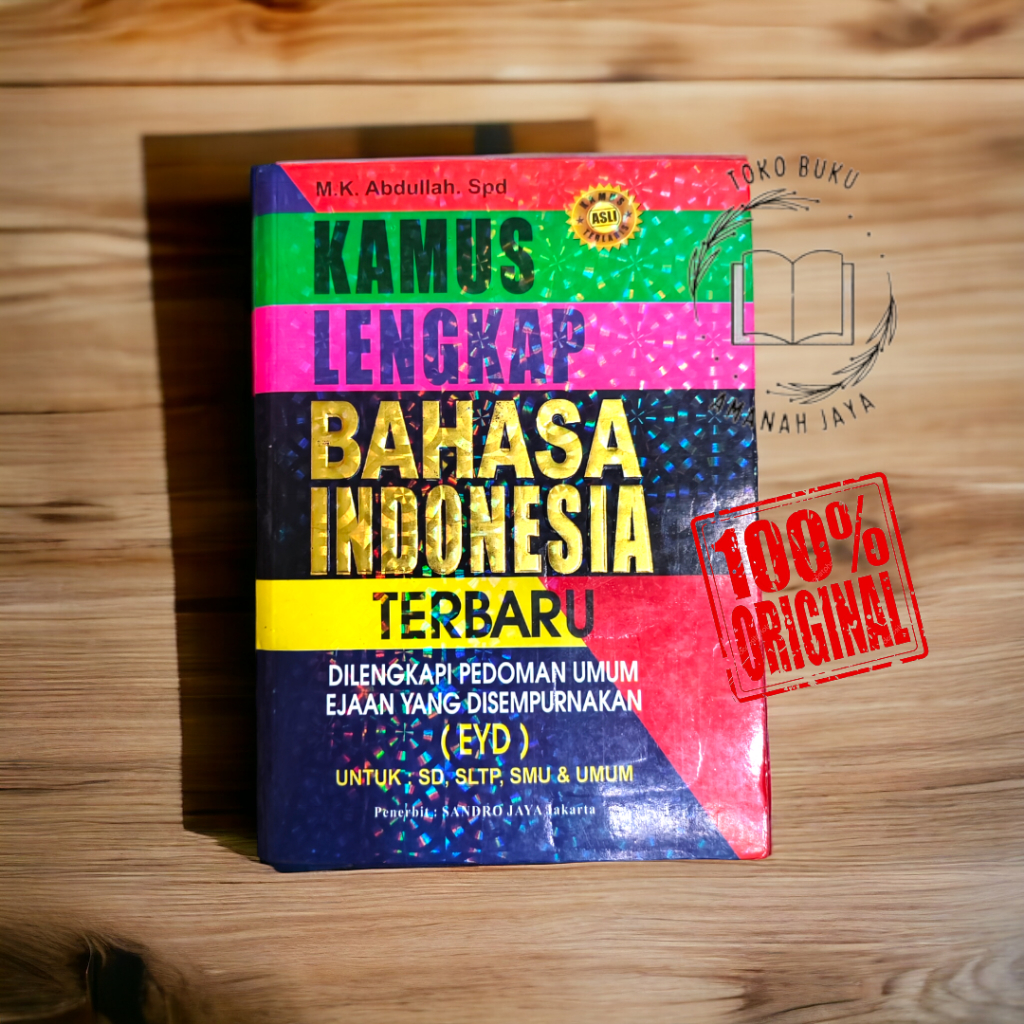Jual Kamus Bahasa Indonesia Ukuran Besar: Lengkap dan Penuh Pengetahuan ...