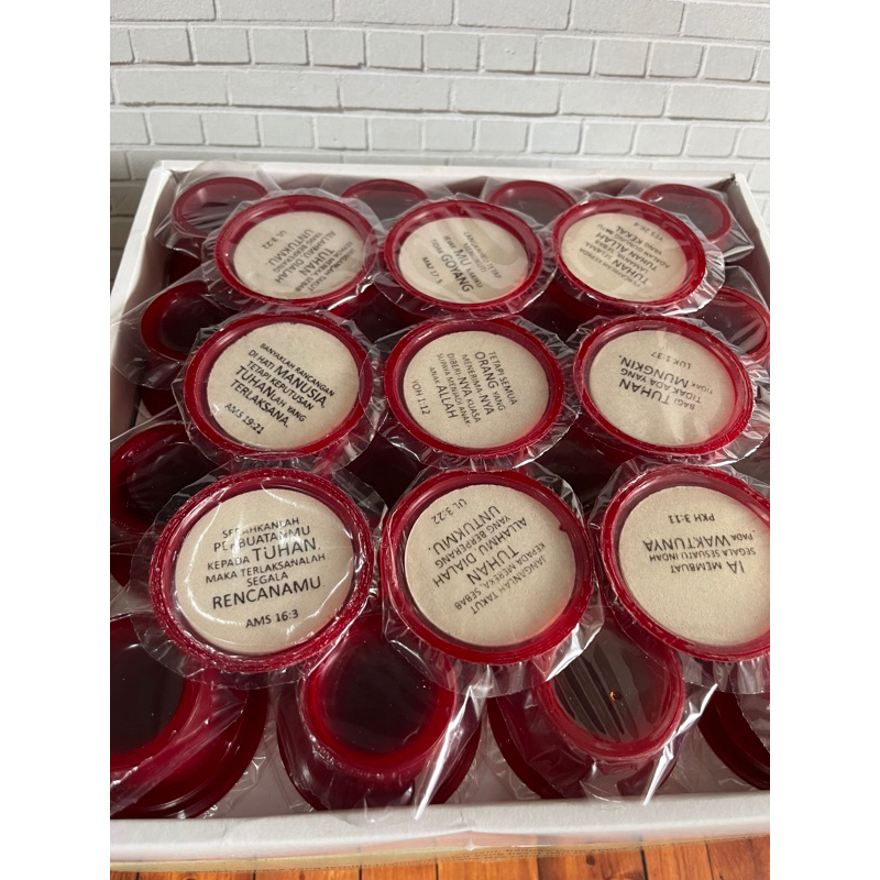 Jual roti dan anggur perjamuan Kudus terbaru isi 200 NEW Hosana