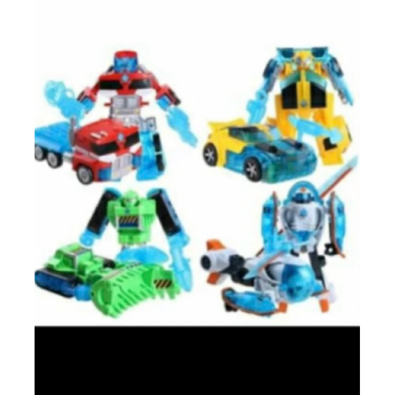 Jual Mainan transformer Robot Set / Mainan transformer set( isi 4 p ...