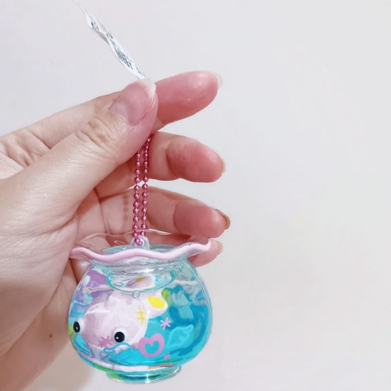 Jual [NEW] Petite Aquarium Fishbowl Keychain Gantungan Shaker
