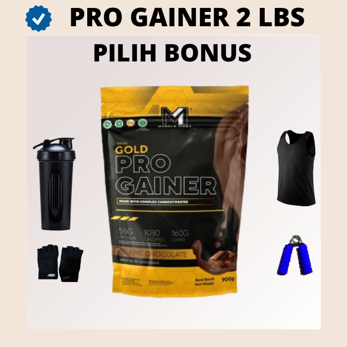 Jual PRO GAINER 2 LBS 900GR / 6 LBS 2700GR MUSCLE FIRST PROGAINER ...