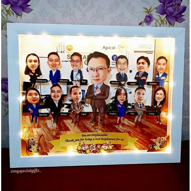 Jual ANTI PECAH! Bingkai Kenang-Kenangan / Hadiah Perpisahan / Kado