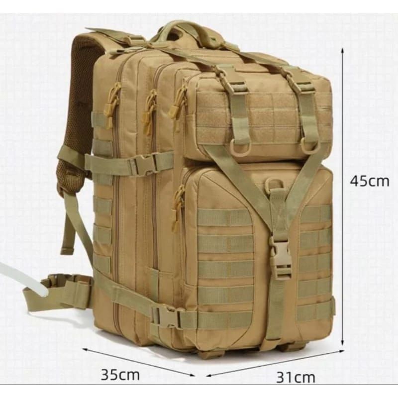 Jual RANSEL TACTICAL ARMY 925 TAS BAGPACK PUNGGUNG OUTDOOR MILITARY ...