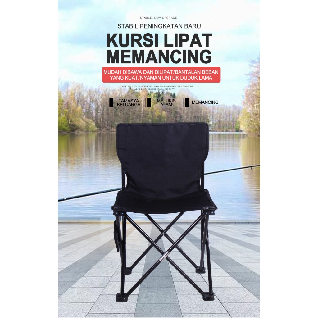 Jual Kursi Lipat Outdoor Portable Kursi Lipat Memancing Kursi Lipat