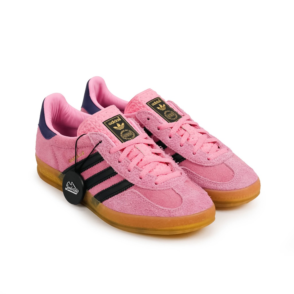 adidas gazelle silver green womens Adidas Gazelle 'Semi Pink Spark Lucid Blue' – The Attic main image 0