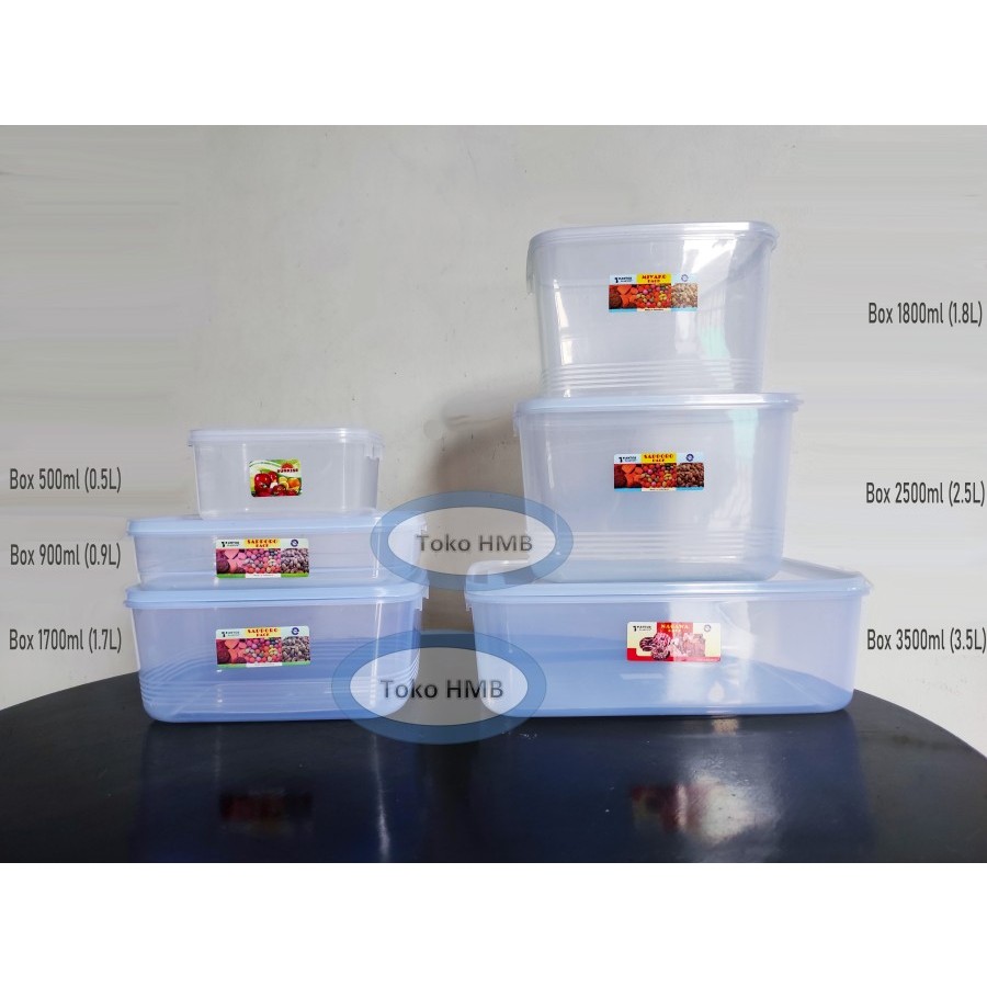 Jual Box Makanan KMP, Kotak Makan, Food Box 500ml, 900ml, 1700ml ...