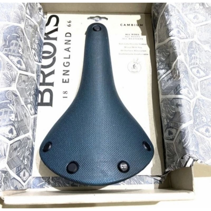 Selles Vélo Brooks C201000A06354 - Cambium C17 - Octane Blue