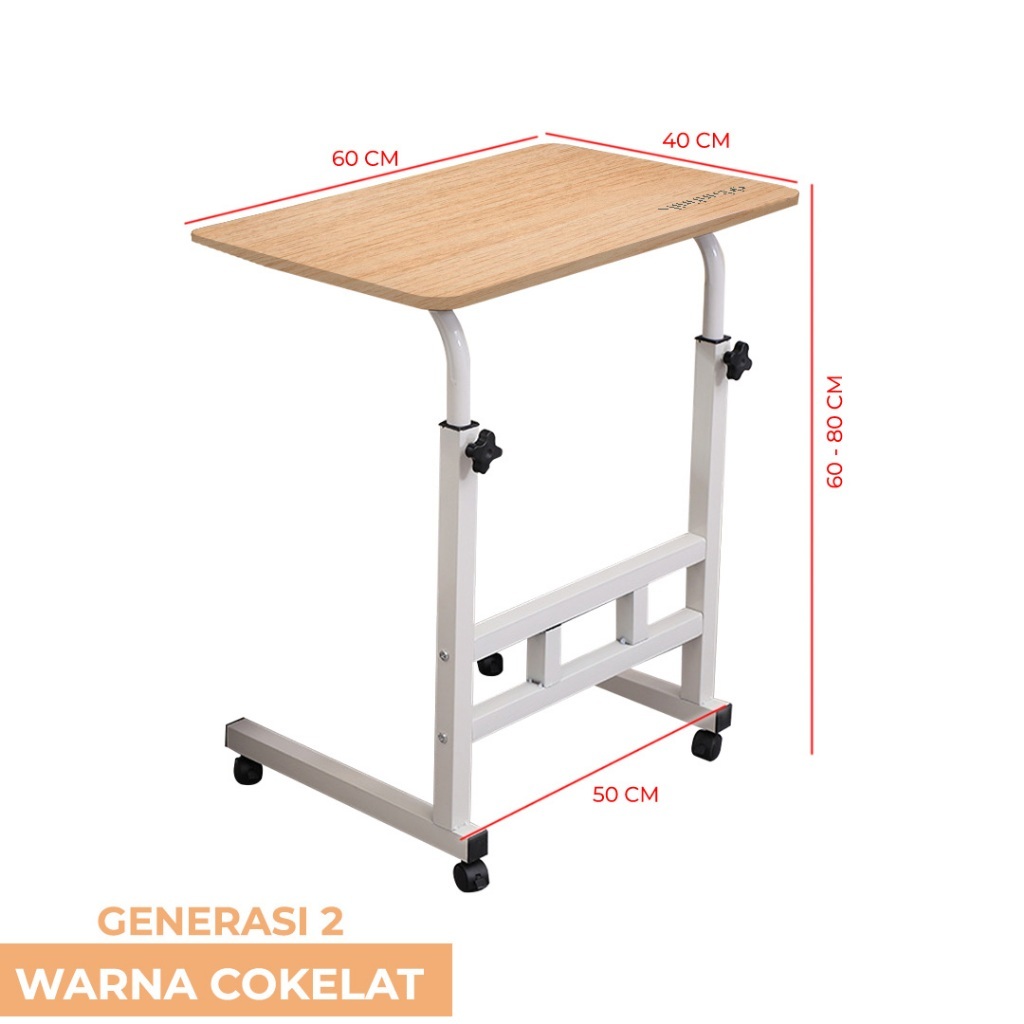 Jual Brookwood Meja Laptop Portable Stand Minimalis Serbaguna Meja ...