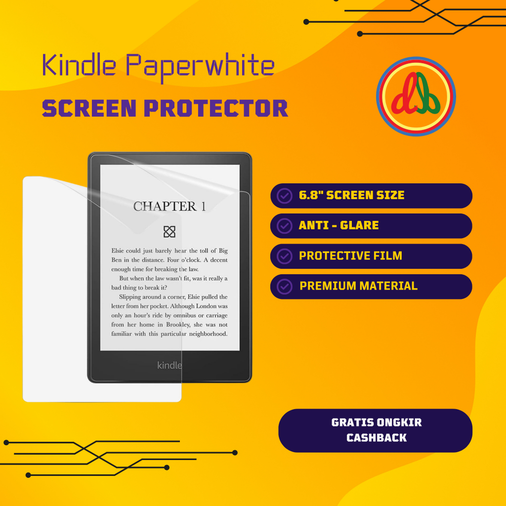 Jual Clear Screen Protector for Kindle Paperwhite 2021 Shopee Indonesia