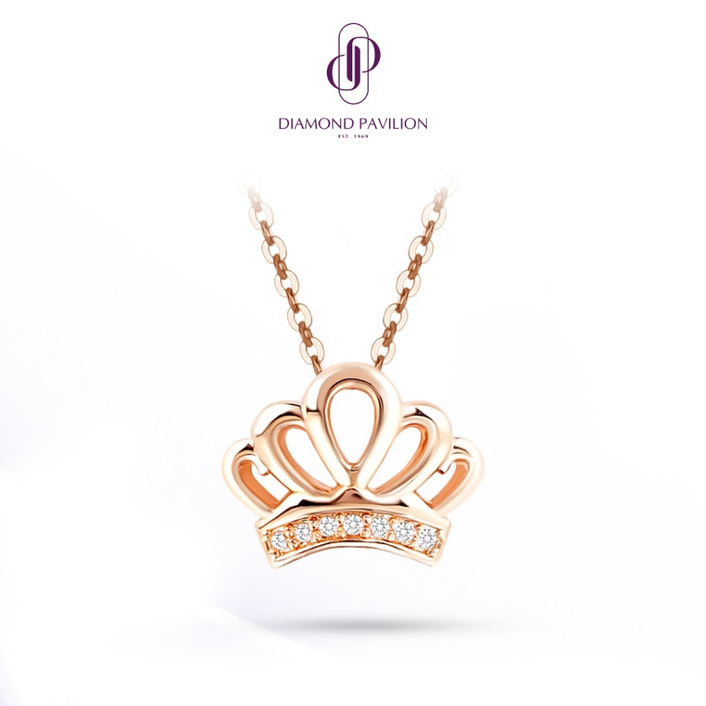 Jual Diamond Pavilion Kalung Emas Batu Berlian Crowna Necklace Shopee