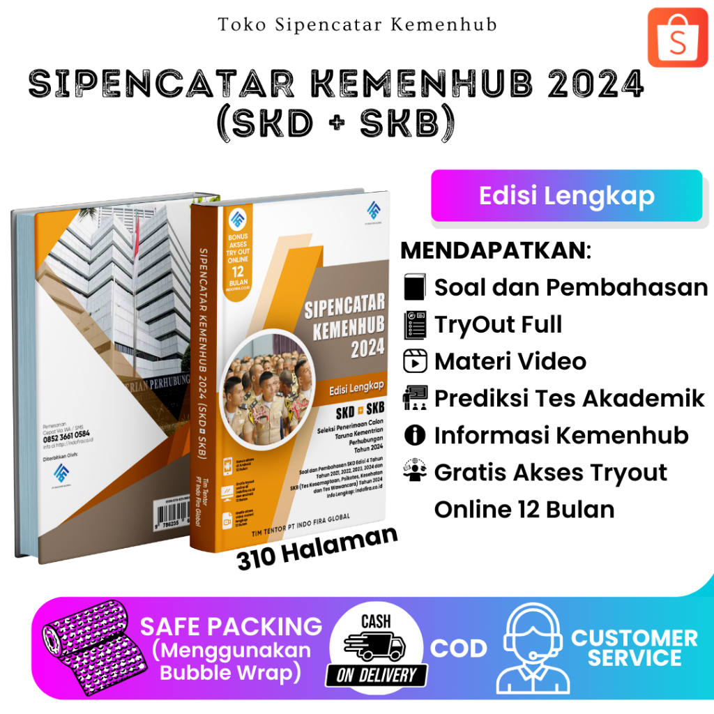 Jual Terbaru Buku SIPENCATAR KEMENHUB 2024 {SKD + SKB] (Edisi Lengkap ...