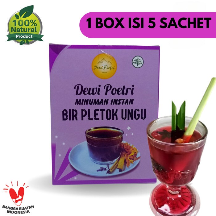 Jual Bir Pletok Ungu Instan Dewi Poetri Khas Oleh Oleh Betawi Jakarta ...