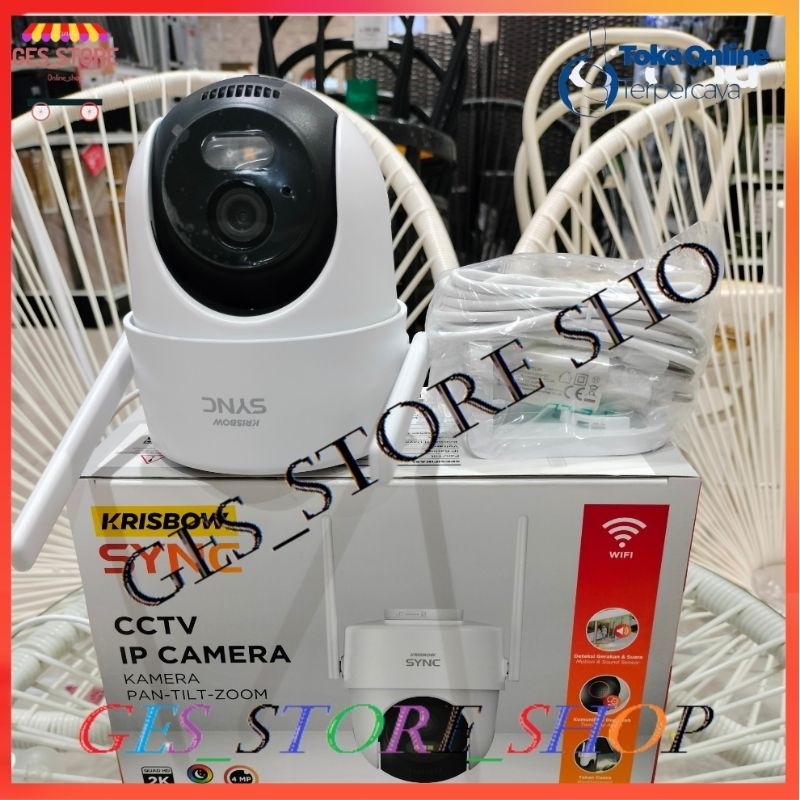 Krisbow Sync CCTV Wifi Ip Camera Outdoor Ptz Speed 24q 4mp Camera cctv  indoor ourdoor